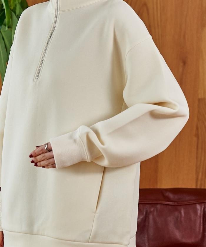 【套裝商品】粘合半拉鍊裙套裝