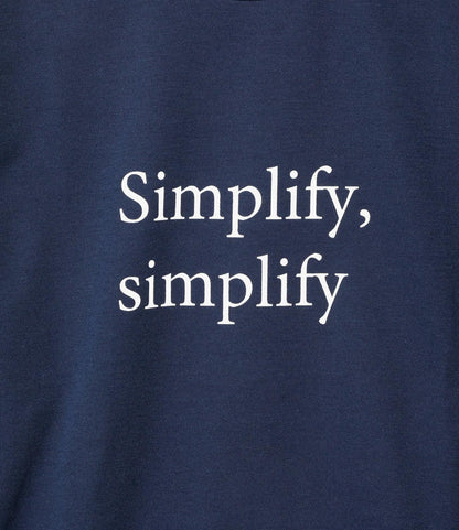 South2west8 L/S Crew Neck Tee - Simplify, simplify 長袖圓領T恤