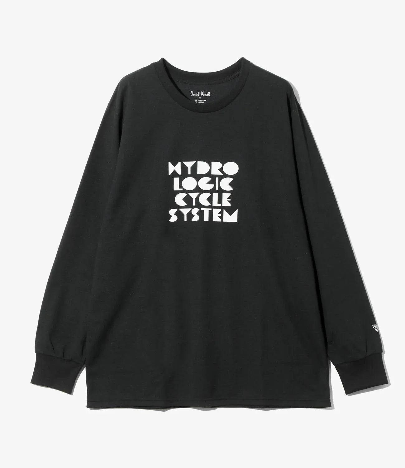 South2west8 L/S Crew Neck Tee HYDROLOGIC CYCLE SYSTEM 長袖圓領T恤