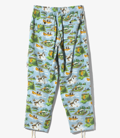 South2west8 String Cuff 彈力收口 氣球褲 法蘭絨印花 褲子