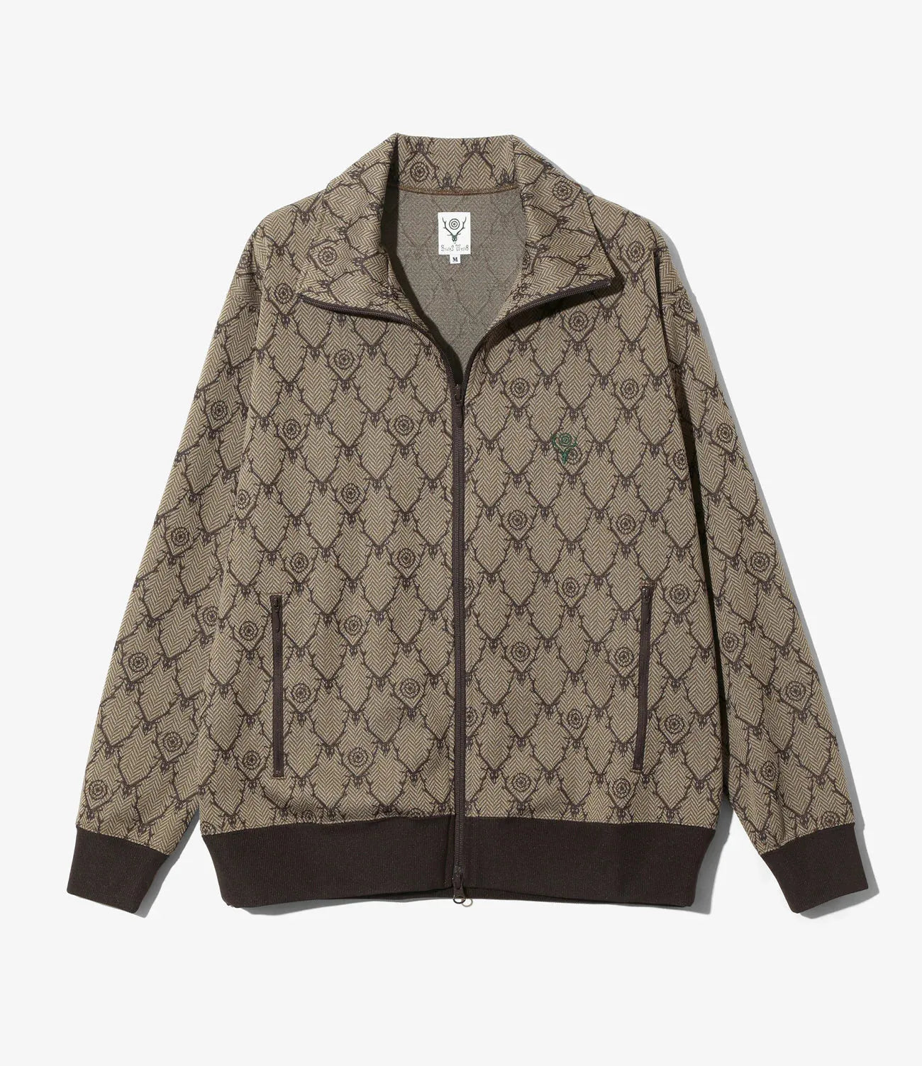 South2west8 Trainer Jacket - Poly Jq. Skull&Target 運動夾克