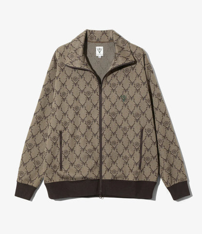 South2west8 Trainer Jacket - Poly Jq. Skull&Target 運動夾克