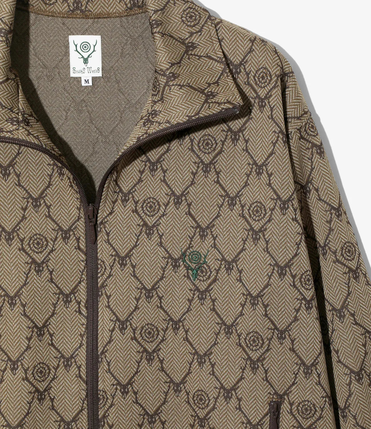 South2west8 Trainer Jacket - Poly Jq. Skull&Target 運動夾克