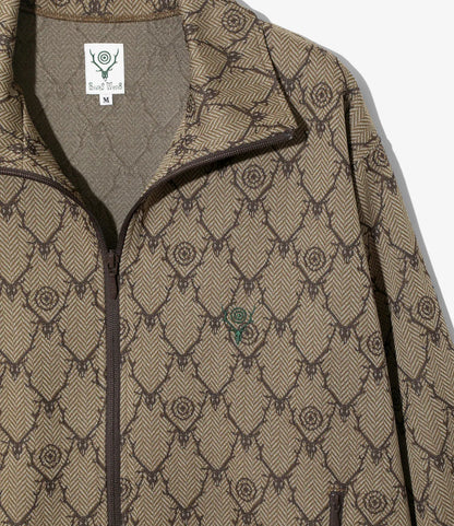 South2west8 Trainer Jacket - Poly Jq. Skull&Target 運動夾克