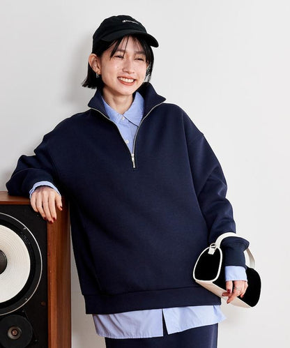 【套裝商品】粘合半拉鍊裙套裝