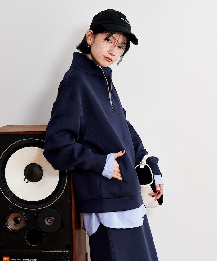 【套裝商品】粘合半拉鍊裙套裝