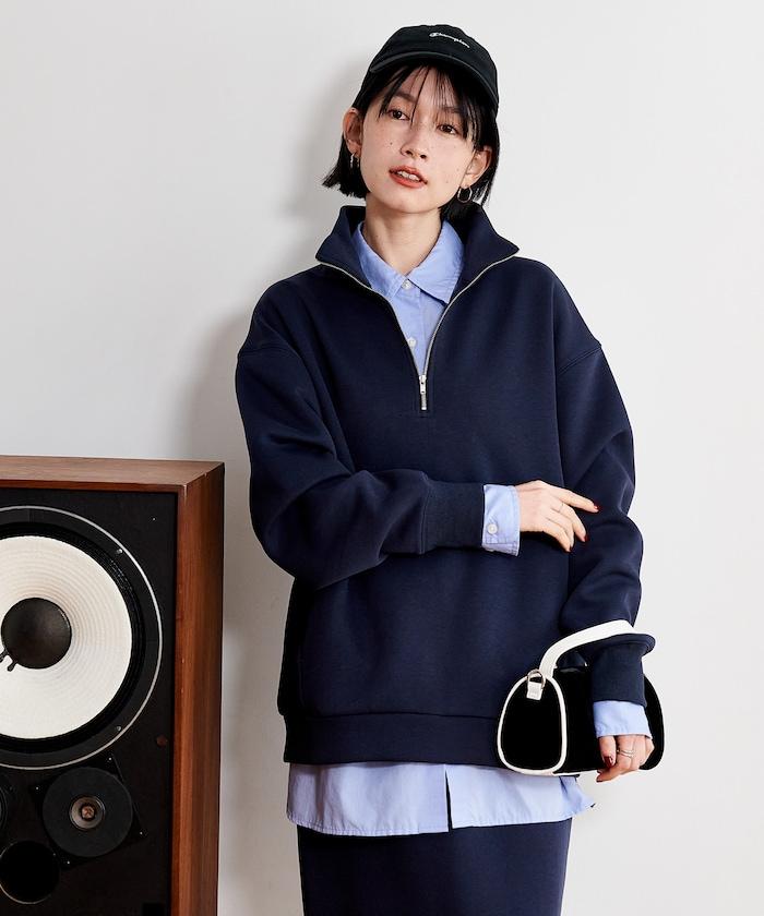 【套裝商品】粘合半拉鍊裙套裝