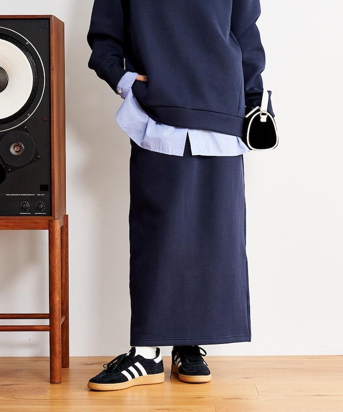 【套裝商品】粘合半拉鍊裙套裝