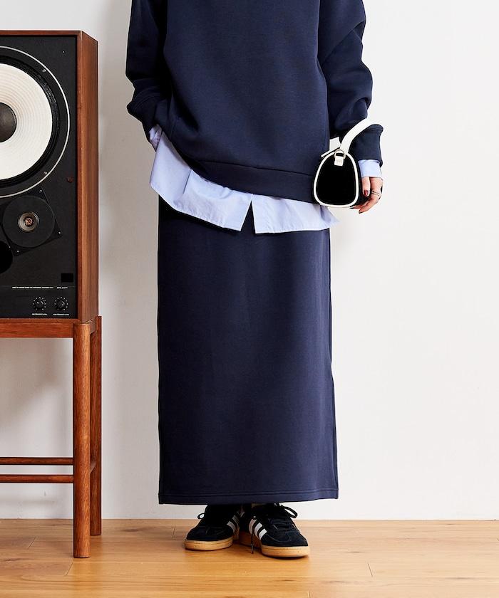 【套裝商品】粘合半拉鍊裙套裝