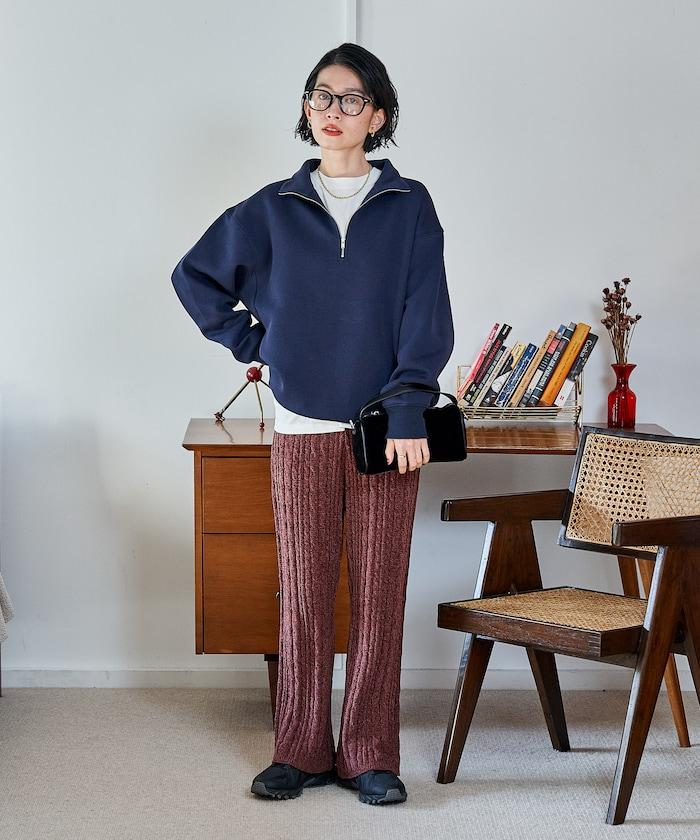 【套裝商品】粘合半拉鍊裙套裝