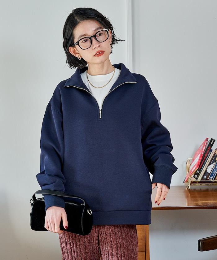 【套裝商品】粘合半拉鍊裙套裝