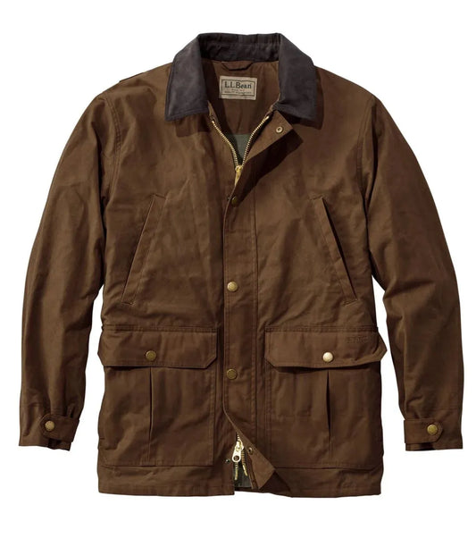 L.L.Bean Double L Waxed Upland Coat 男士常規款狩獵防水外套