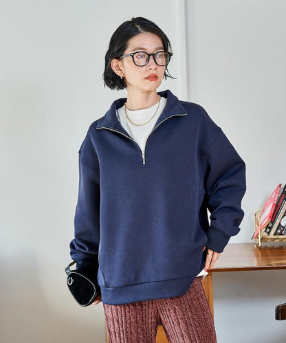 【套裝商品】粘合半拉鍊裙套裝