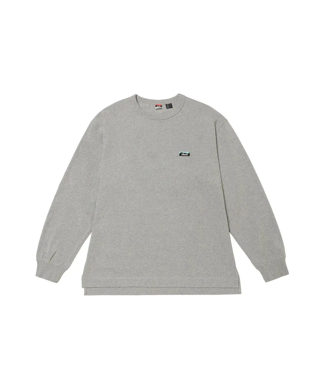 NANGA ECO HYBRID BOX LOGO 刺繡 長袖T恤（男女同款）