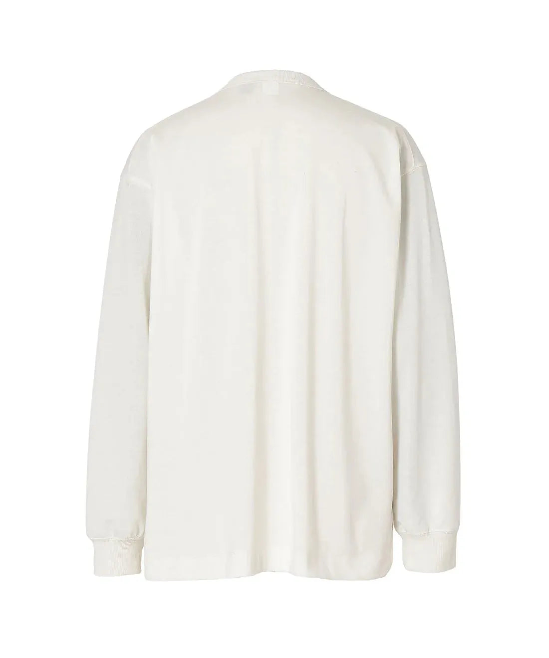 NANGA ECO HYBRID BOX LOGO 刺繡 長袖T恤（男女同款）