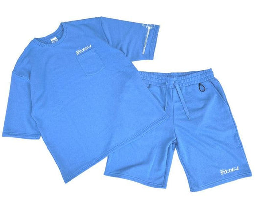 桑拿男孩 英文原名 / 儲物櫃鑰匙印花 短袖衛衣套裝