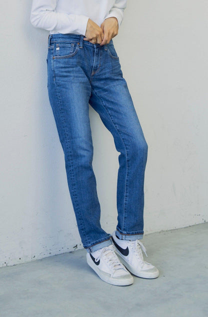 SOMETHING ELSA STRAIGHT 直筒牛仔褲