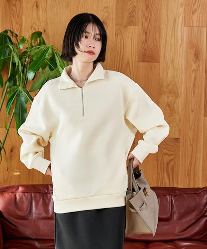 【套裝商品】粘合半拉鍊裙套裝