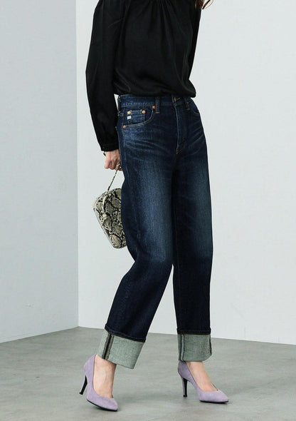 SOMETHING ELSA STRAIGHT 直筒牛仔褲