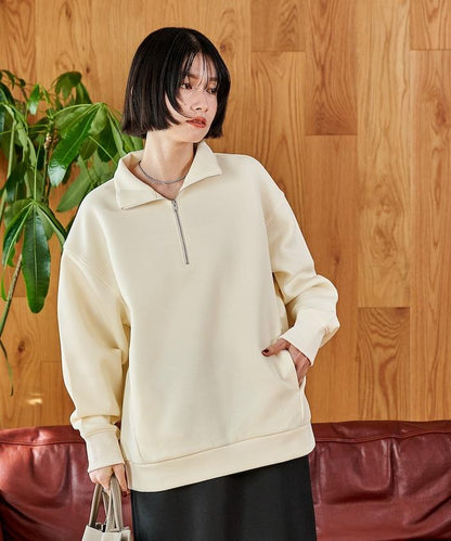 【套裝商品】粘合半拉鍊裙套裝