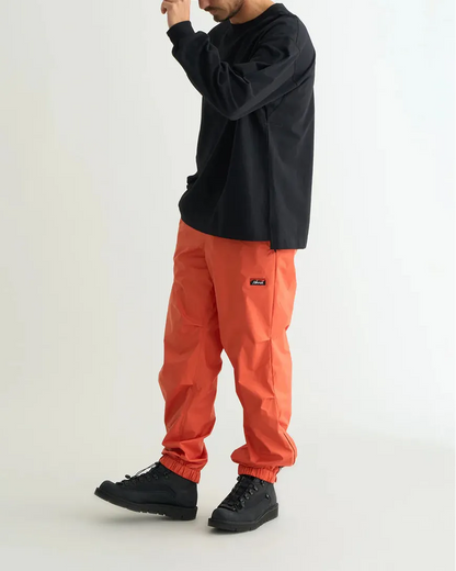 NANGA ECO HYBRID BOX LOGO 刺繡 長袖T恤（男女同款）