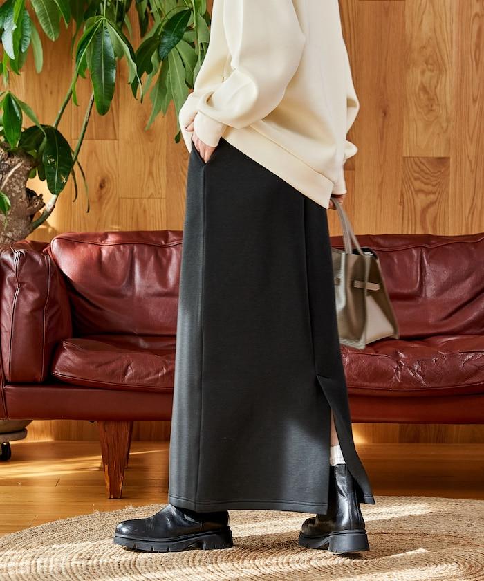 【套裝商品】粘合半拉鍊裙套裝