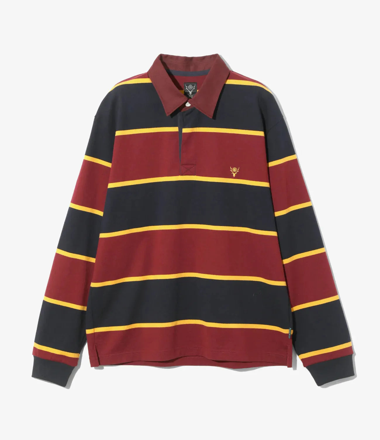 South2west8 Rugger Shirt 棉質Plainstitch長袖襯衫