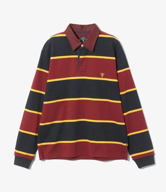 South2west8 Rugger Shirt 棉質Plainstitch長袖襯衫