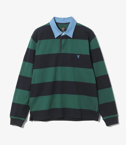 South2west8 Rugger Shirt 棉質Plainstitch長袖襯衫