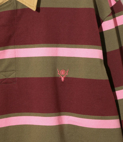 South2west8 Rugger Shirt 棉質Plainstitch長袖襯衫