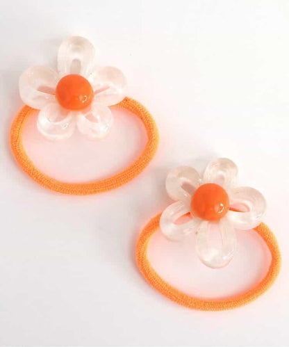 透明花朵發繩2個裝