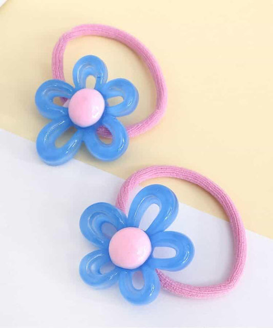 透明花朵發繩2個裝