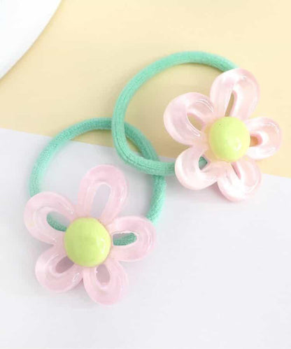 透明花朵發繩2個裝