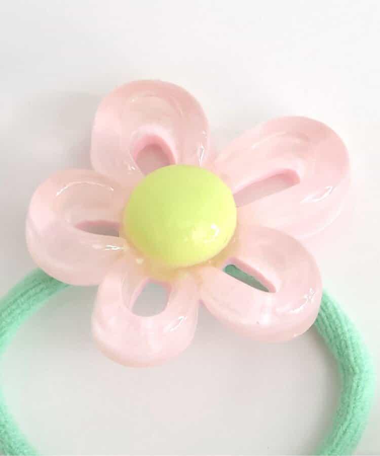 透明花朵發繩2個裝