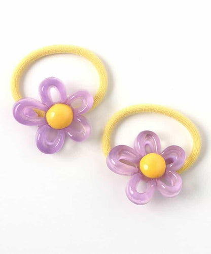 透明花朵發繩2個裝