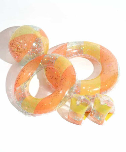 透明沙灘球（亮片）