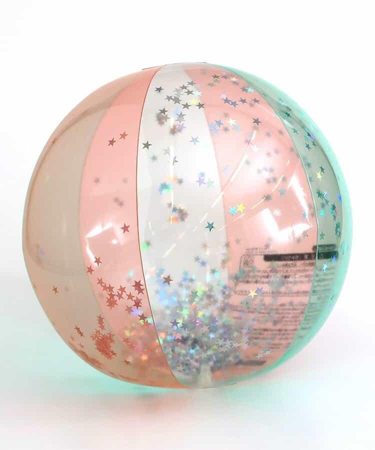 透明沙灘球（亮片）