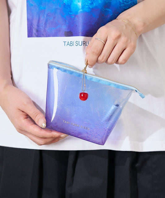 旅する吃茶×BIRTHDAY BAR 透明收納包