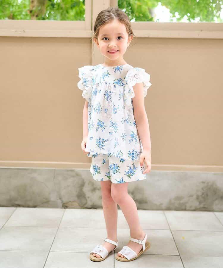 透明花朵裝飾涼鞋