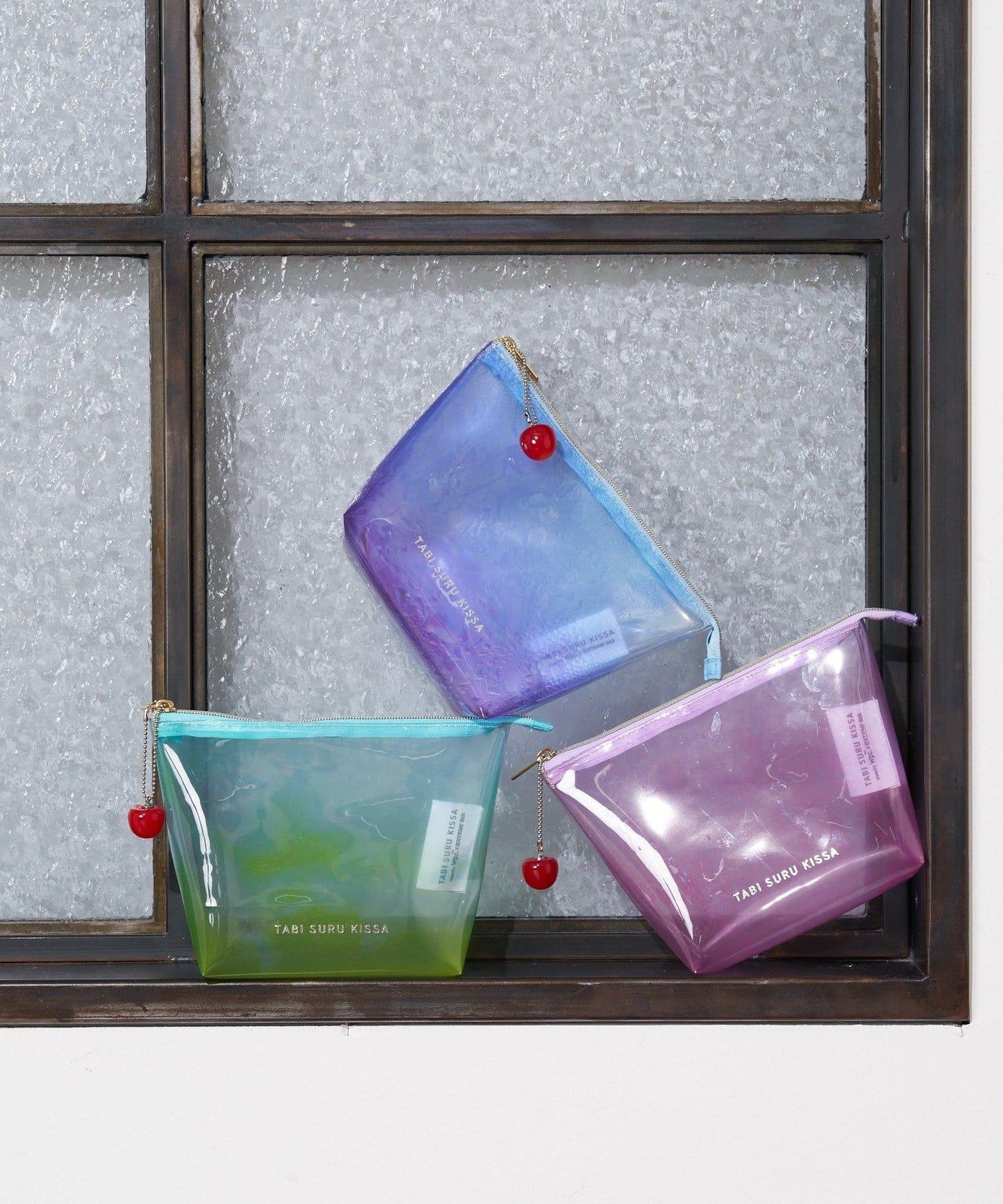 旅する吃茶×BIRTHDAY BAR 透明收納包