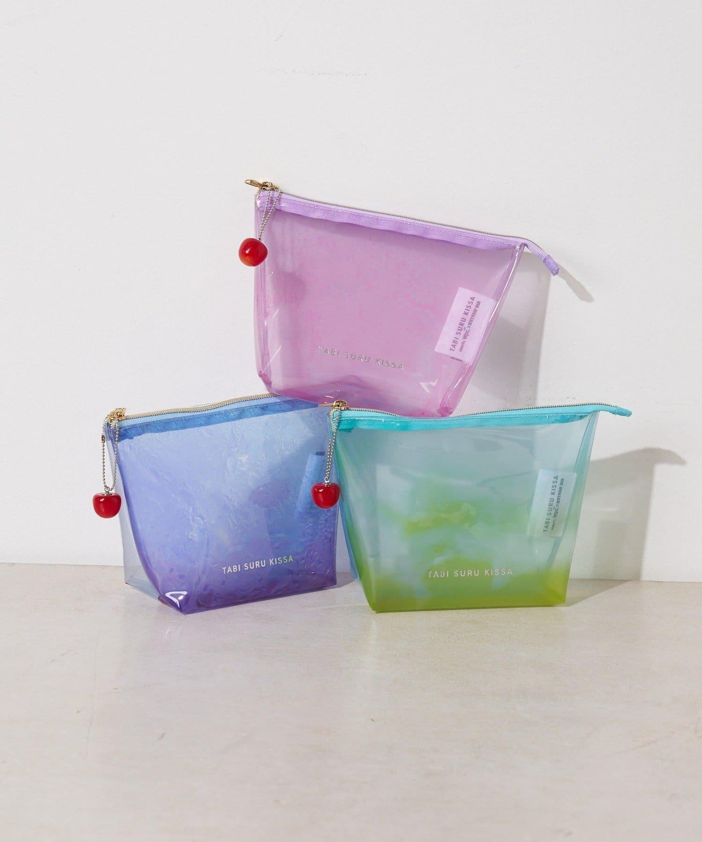 旅する吃茶×BIRTHDAY BAR 透明收納包