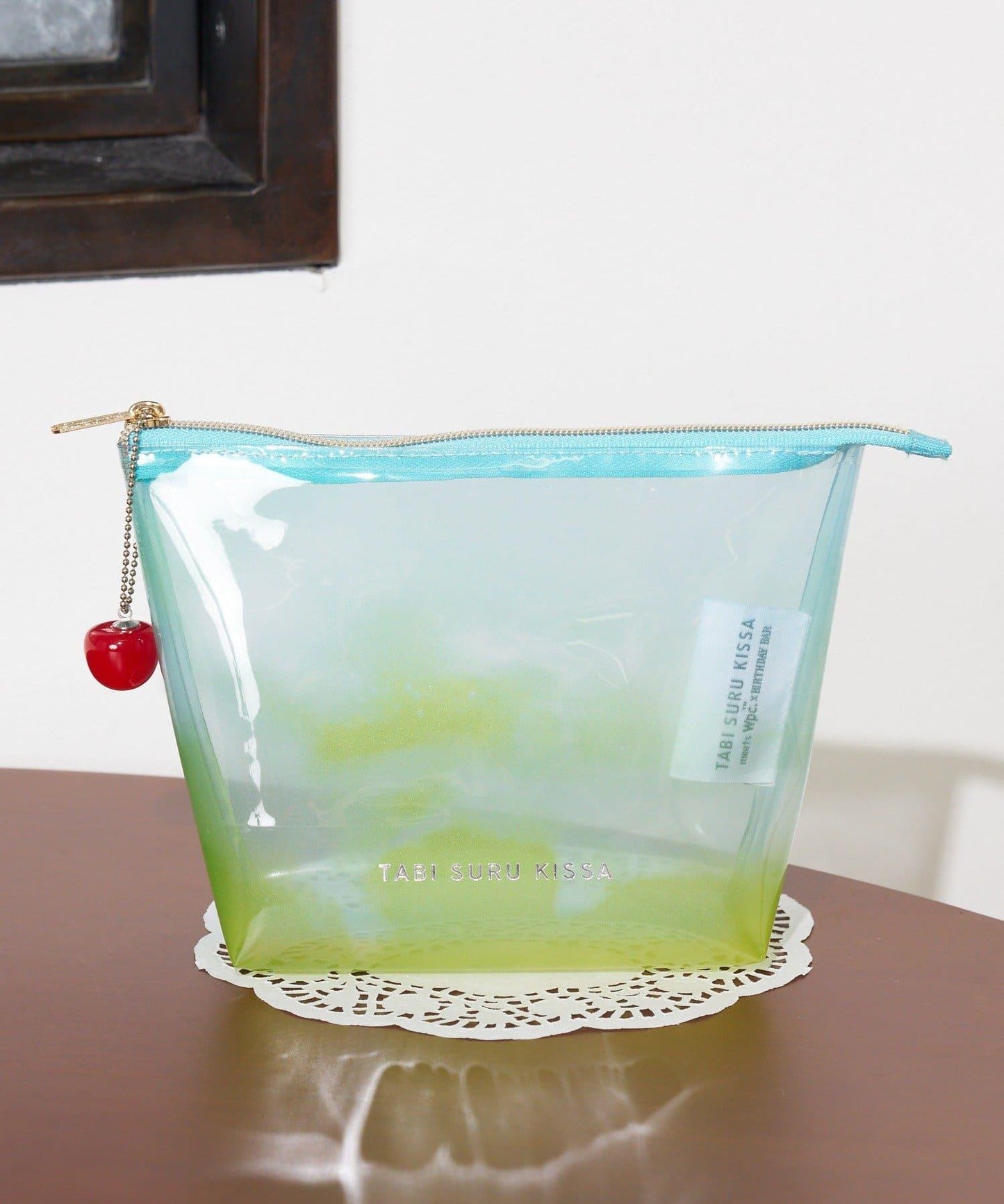 旅する吃茶×BIRTHDAY BAR 透明收納包