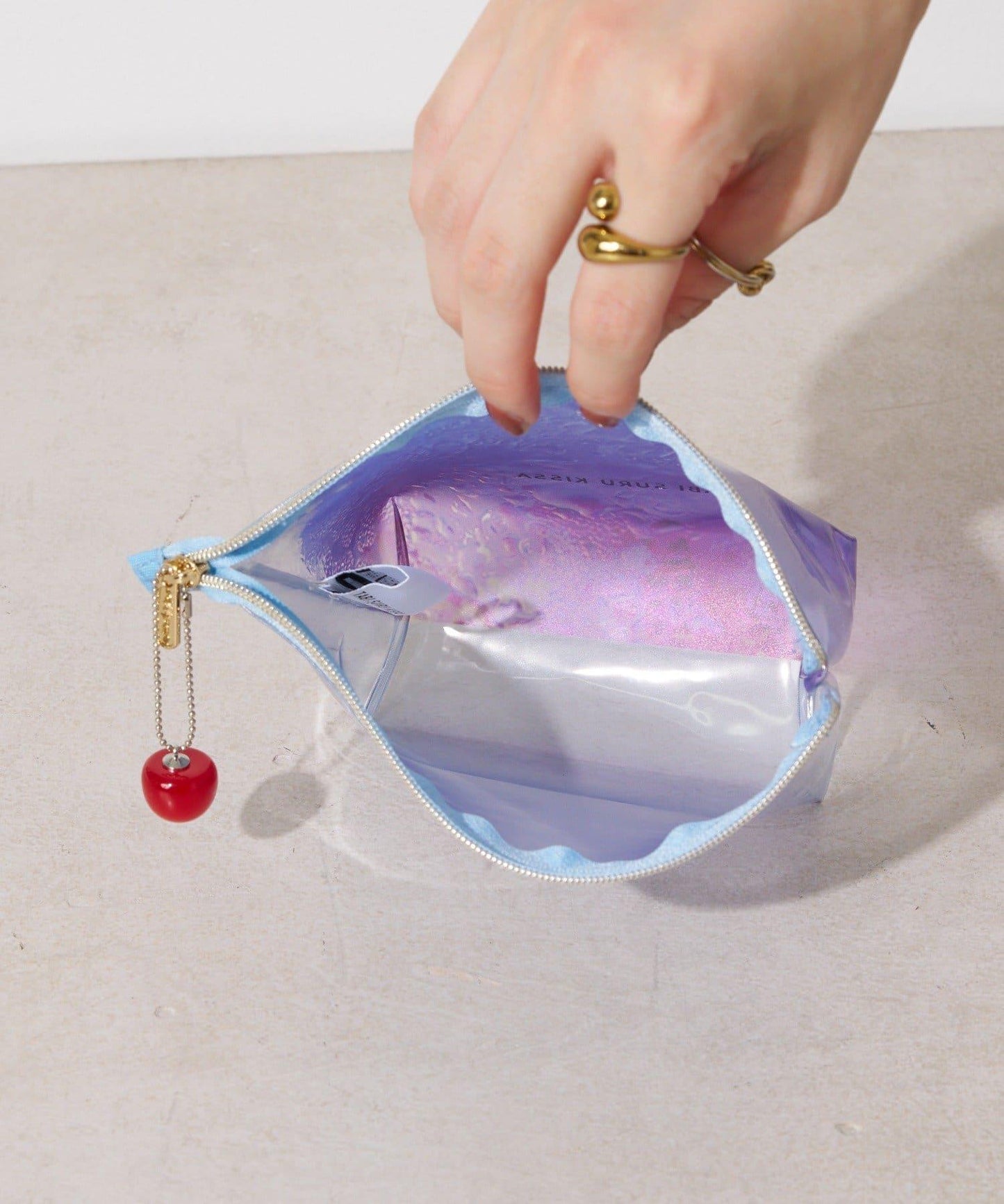 旅する吃茶×BIRTHDAY BAR 透明收納包