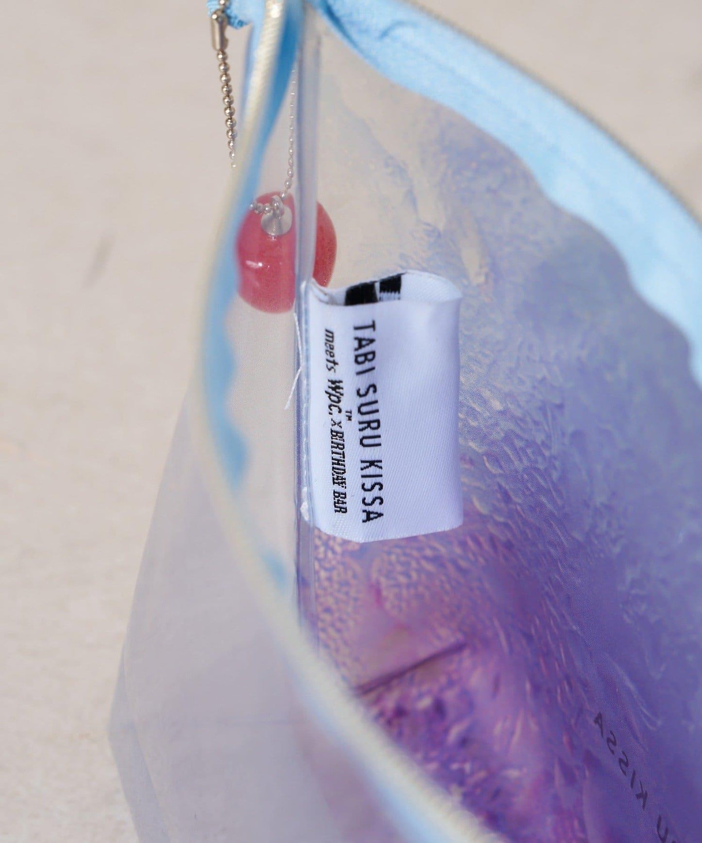 旅する吃茶×BIRTHDAY BAR 透明收納包