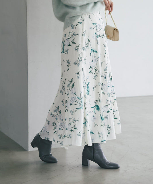 【優雅顯身材・提供3種尺碼】薄霧花園美人魚裙