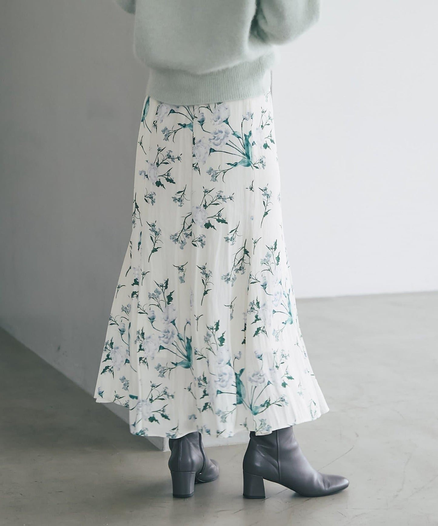 【優雅顯身材・提供3種尺碼】薄霧花園美人魚裙