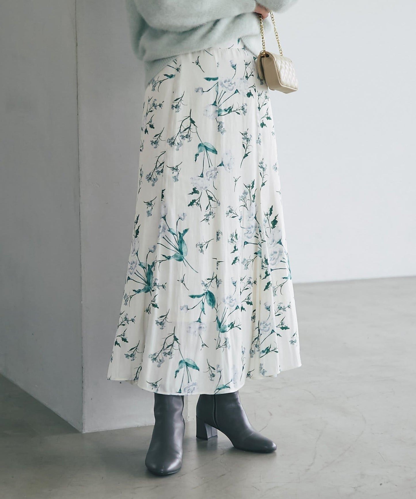 【優雅顯身材・提供3種尺碼】薄霧花園美人魚裙