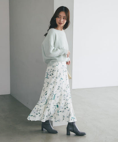 【優雅顯身材・提供3種尺碼】薄霧花園美人魚裙