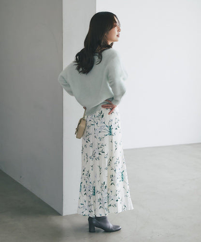 【優雅顯身材・提供3種尺碼】薄霧花園美人魚裙