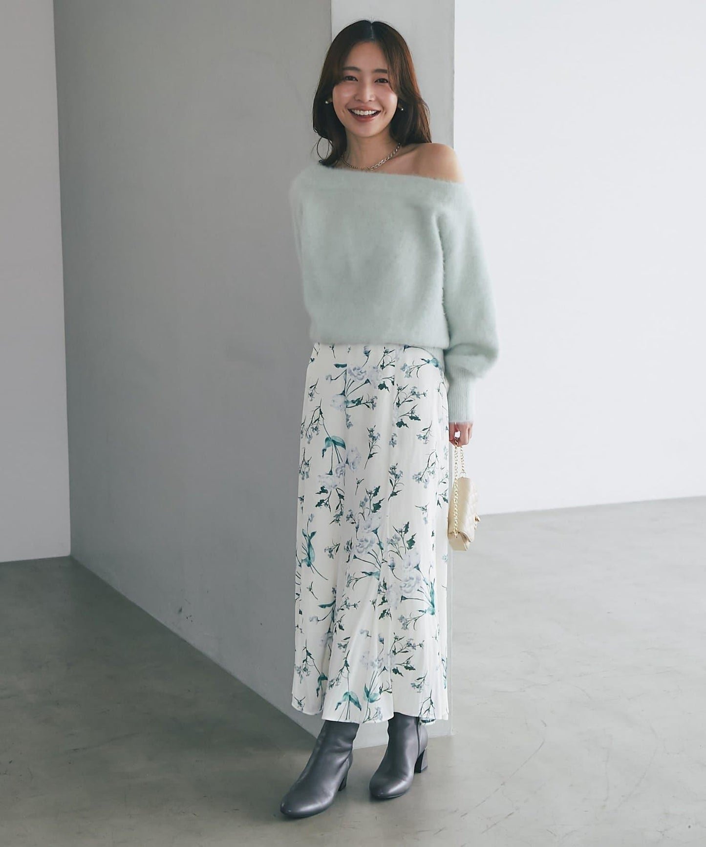 【優雅顯身材・提供3種尺碼】薄霧花園美人魚裙